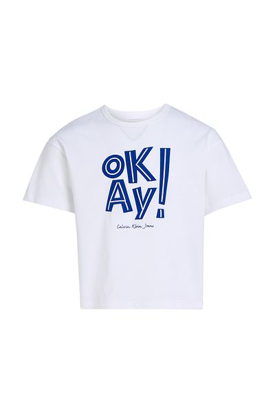 Calvin Klein Calvin Klein Girls White T-Shirt