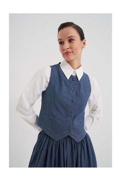 FUSHYA Vestă din denim