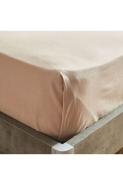 erorex Ballina Solid Cotton Twin Flat Sheet - 170x260 cm