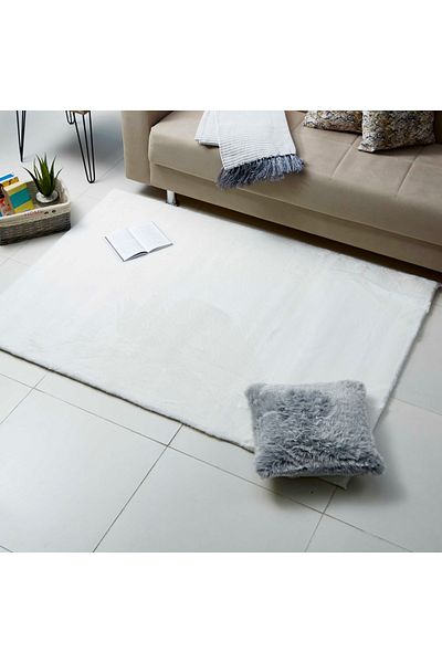 erorex Faux Rabbit Fur Soft Rug - 120x170 cm