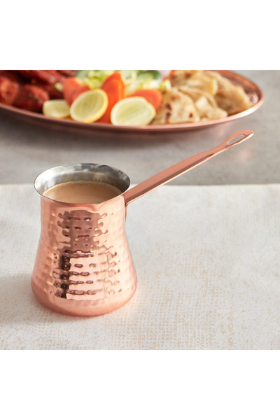 Generic Shine Hammered Stainless Steel Coffee Warmer - 600 ml