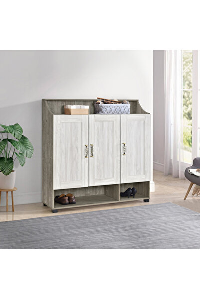 Home Box خزانة أحذية Angelic مكونة من 26 زوجًا و3 أبواب