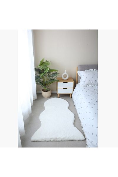 erorex Faux Rabbit Fur Rug - 75x125 cm