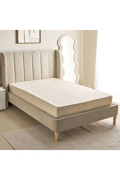 erorex Hamilton Satin Stripe Twin Fitted Sheet - 120x200+36 cm