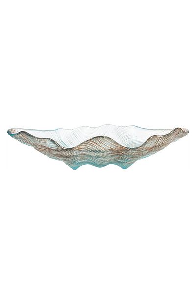 Mudo Home Oyster Decorative Plate Blue 27 cm
