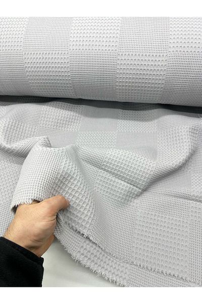 Kumaş Sevdası 100% βαμβακερό ζακάρ κυψελωτό ύφασμα 230cm για μωρό πικέ, κάλυμμα καναπέ, τραπεζομάντιλο, Babynest