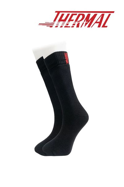 FORMO Men's Black Thermal High Quality Soft Durable Socks