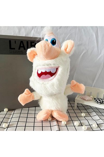 Yelajoy White Pig Cooper Stuffed Doll Toy, soft and comfortable,  high-quality cotton, for kids