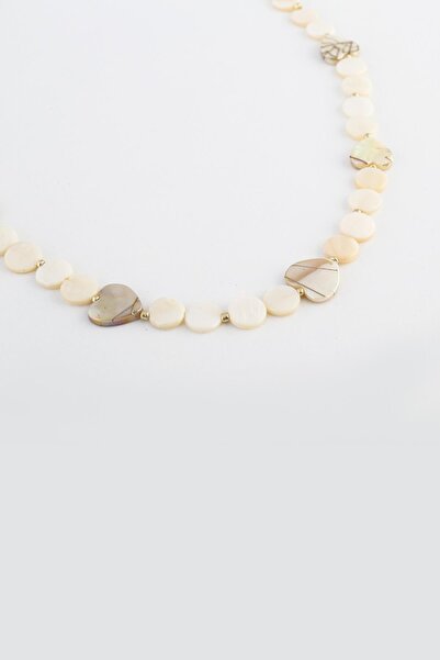 New Obsessions Mother of Pearl's Heart Necklace