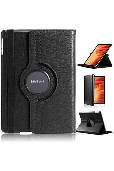 AWH Galaxy Tab A7 10.4" 2020 Case, PU Leather 360° Rotating Smart Folio,SM-T500/T505/T507 Black