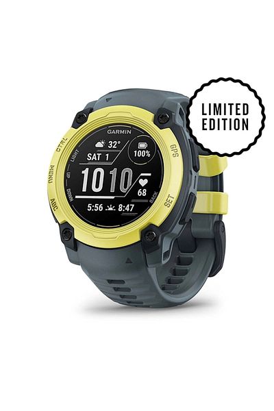 Garmin INSTINCT E, 40 MM, ELECTRIC LIME BEZEL W/ TWILIGHT BAND, WW