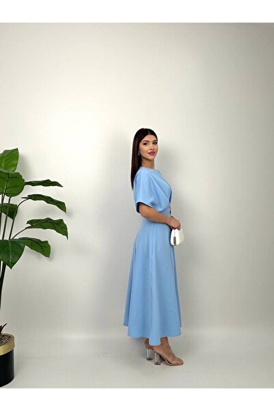 GİZONLY Kemer detaylı elbise