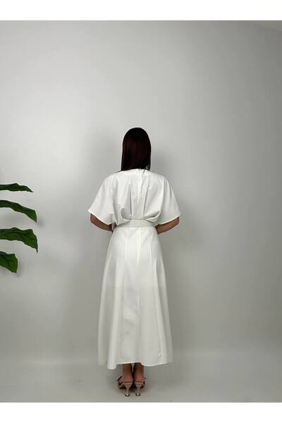 GİZONLY Kemer detaylı elbise