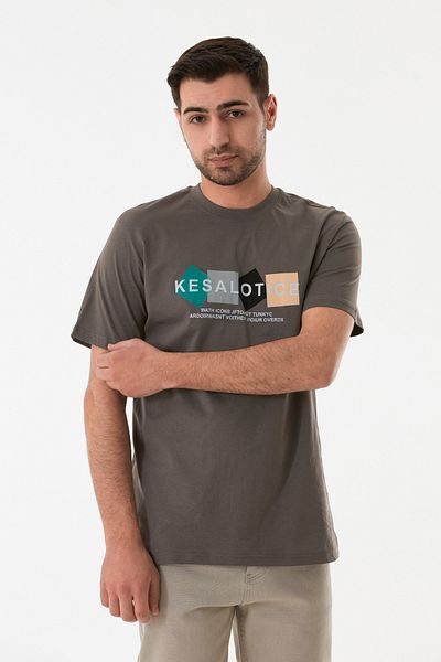 Fulla Moda Μπλουζάκι με στάμπα με λαιμόκοψη