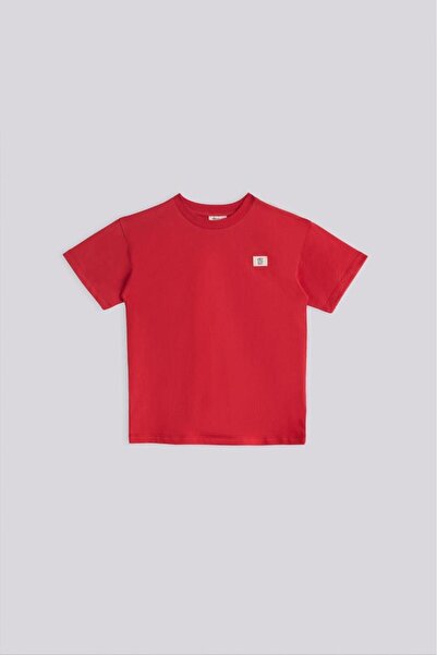 Nebbati Basic Tricou roșu pentru băiat BG Store