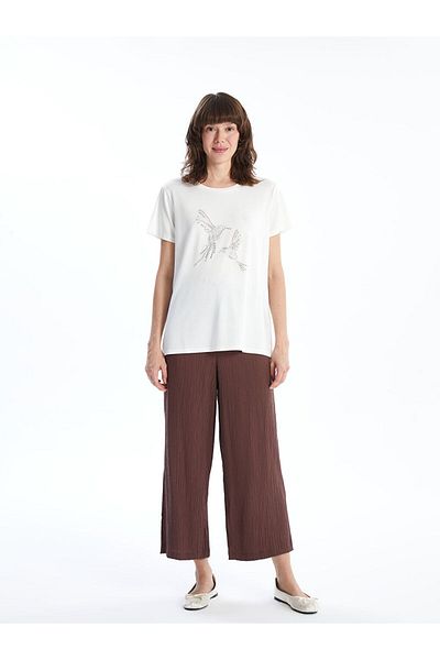 LC Waikiki Crew Neck Printed Women's T-Shirt