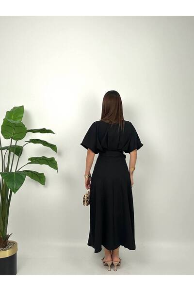 GİZONLY Detailní šaty s páskem