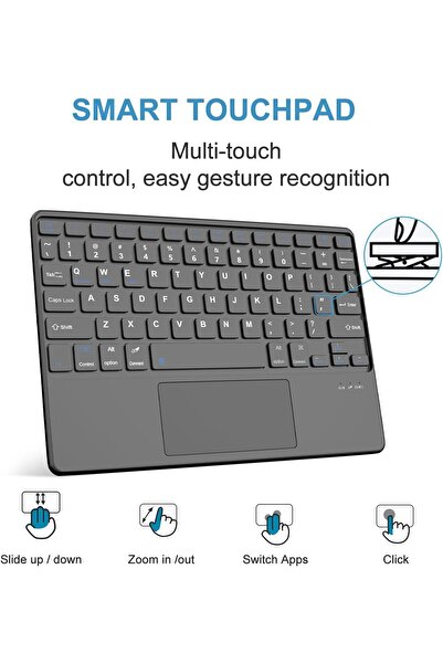 HYX حافظة لوحة مفاتيح لمسية لجهاز سامسونج جالاكسي تاب S9 FE 5G مقاس 10.9 بوصة/تاب S9 مقاس 11 بوصة 2023