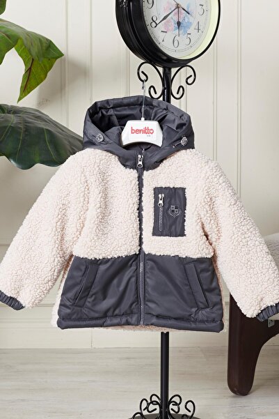 Benittokids معطف موسمي للأطفال من القطيفة 51309