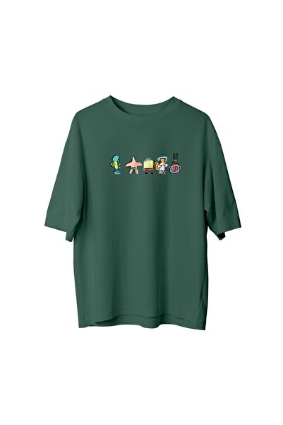 SVART WEAR Turşu Rick T-Shirt Baskılı Oversize Unisex  Tişört