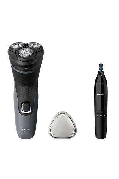 Philips Philips S1142/02 shaver, wet and dry, cordless, 4D flexible heads, 40 min, Grey