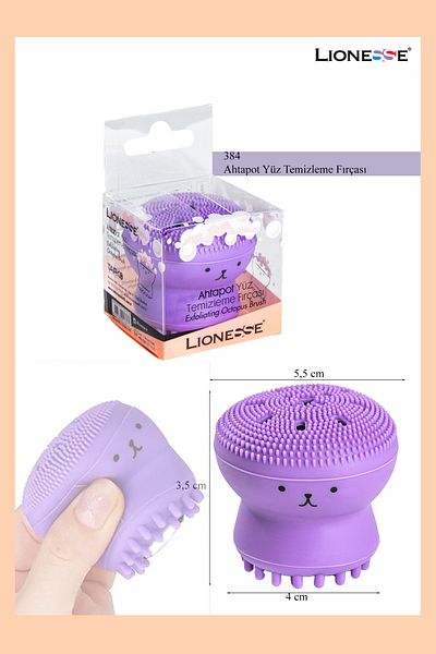 Lionesse Octopus Facial Cleansing Brush 384- 8697888016470