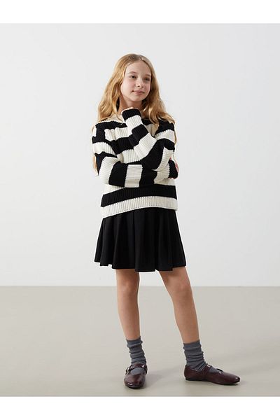 LC Waikiki New Season Elastic Waist Girl's Skirt - S5Cc99Z4