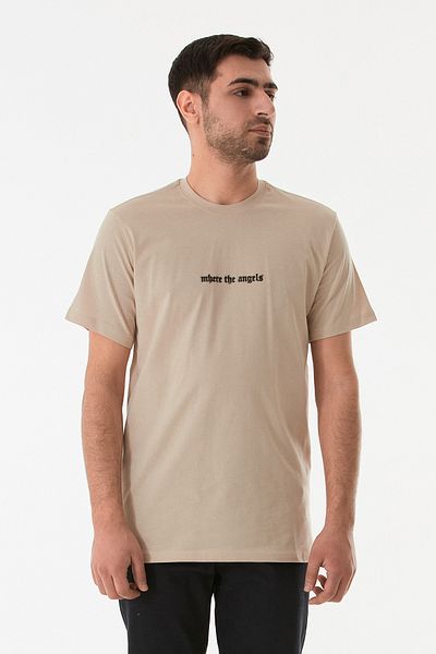 Fulla Moda Μπλουζάκι με ανάγλυφο εμπριμέ λαιμόκοψη