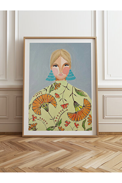 HOMEPACK Pictură cu un singur cadru din lemn Pictură poster dintr-o bucată TK...