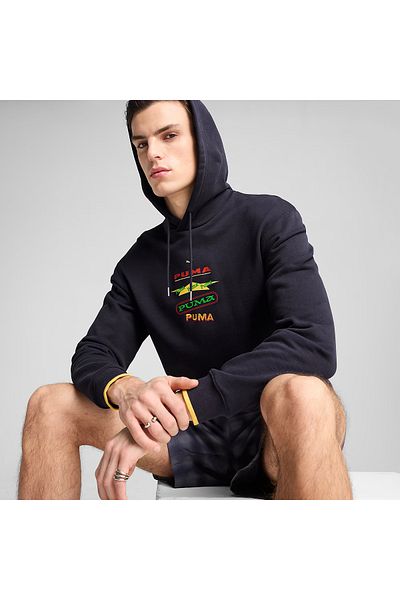 Puma Суичър с качулка с графичен дизайн WARDROBE ESS