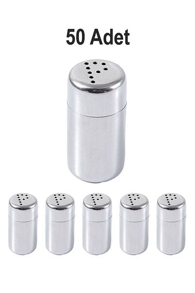 Chavin 50 Pcs Steel Small Size Black Pepper Bowl - Cin978-50 for Cafe, Restaurant and Restaurant