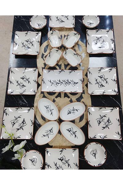 Borser Zeytindalı 21 Piece Breakfast Set for 8 Persons