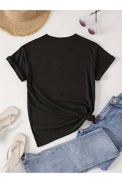 uyguntarz Unisex-T-Shirt „I THINK YOU GIVE SURPLUS REACT“ mit Aufdruck