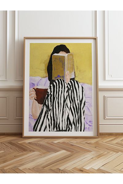 HOMEPACK Единична картина в дървена рамка, единичен плакат, картина TK/866-1
