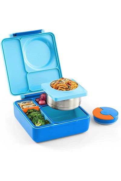 OmieBox - Thermal Insulated Blue Bento Dinner Box