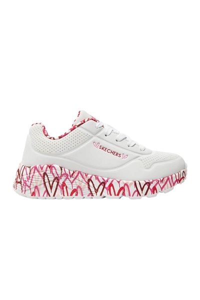 SKECHERS Białe buty do chodzenia