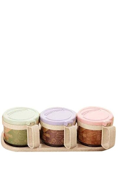 ALMUFARREJ مجموعة من 3 برطمانات توابل