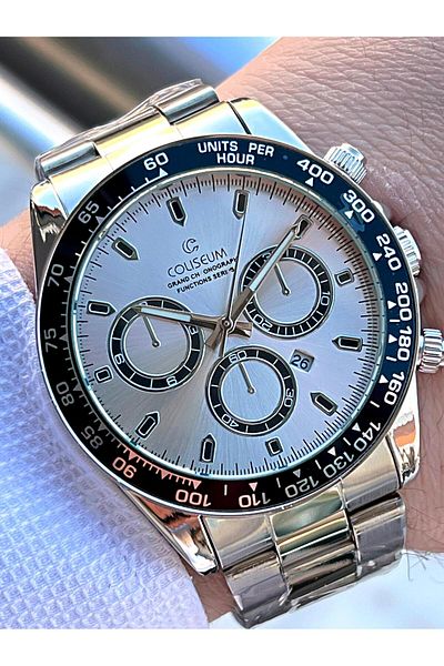 Coliseum Steel Cord Wrist Watch - Dial with Calendar, Ft.Cls.E8743.G