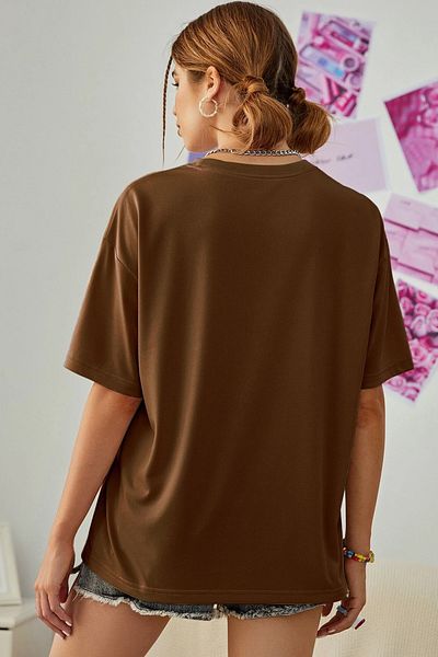 uyguntarz Unisex ΝΟΜΙΖΩ ΠΟΥ ΠΕΡΙΣΣΟΤΕΡΕΙΣ ΑΝΤΙΧΤΗΣΕΙΣ Μπλουζάκι με εμπριμέ σχέδιο