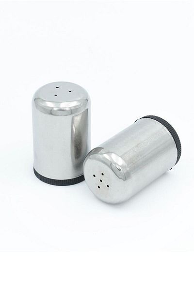 Chavin Large Size Steel - Salt and Pepper Shaker for Double Home Restaurant Restaurant Cin516