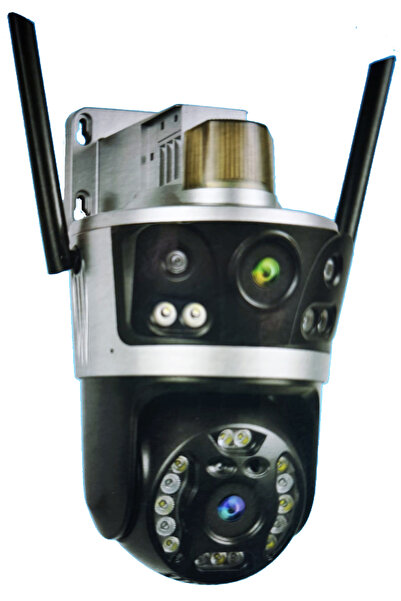 APRONX apx-wpg262 6Mp 3.6mm Çift Kamera 21 Led Wifi PTZ Kamera