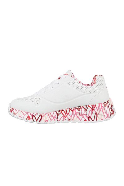 SKECHERS Białe buty do chodzenia