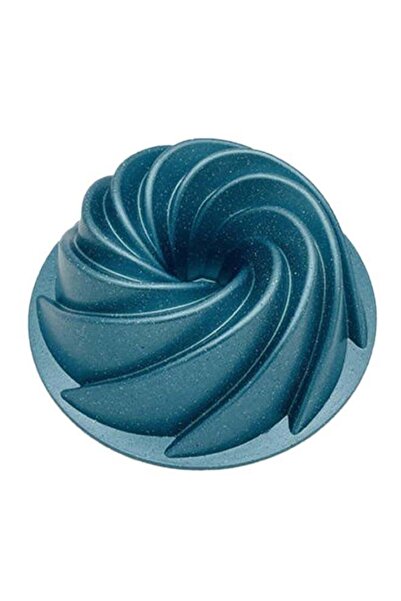 ALMUFARREJ Granite Spiral Shaped Cake Mould Green 25cm