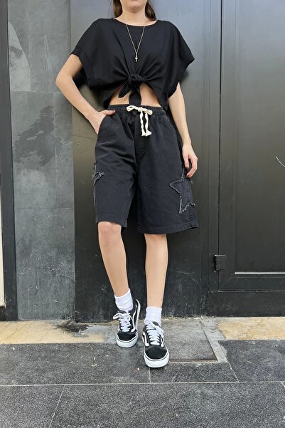 1blood شورت برمودا مدخن ومغسول