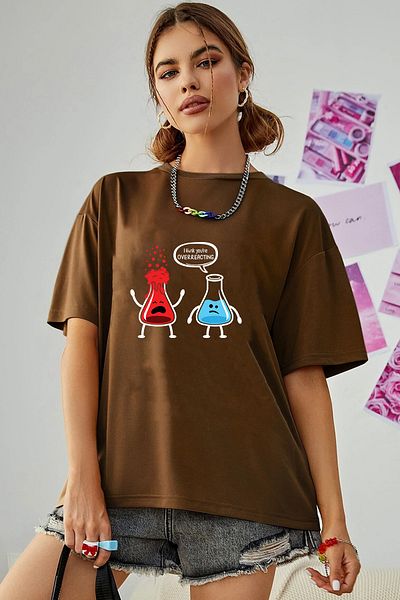 uyguntarz Unisex ΝΟΜΙΖΩ ΠΟΥ ΠΕΡΙΣΣΟΤΕΡΕΙΣ ΑΝΤΙΧΤΗΣΕΙΣ Μπλουζάκι με εμπριμέ σχέδιο