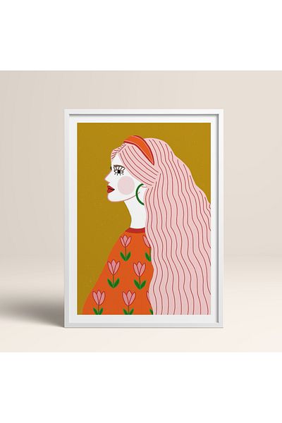 HOMEPACK Pictură cu un singur cadru din lemn Pictură poster dintr-o bucată TK/858