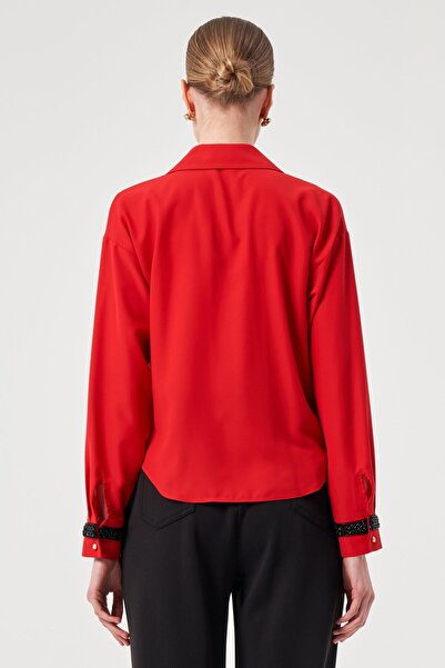 UTOPIAN İnci Detaylı Gömlek