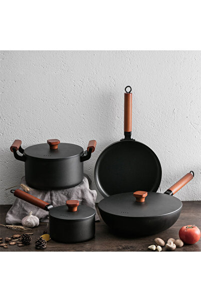 sharpdo Kitchen Multi-Function Non-Stick Pan/Soup Pot/Milk Pot/Frying Pan Set