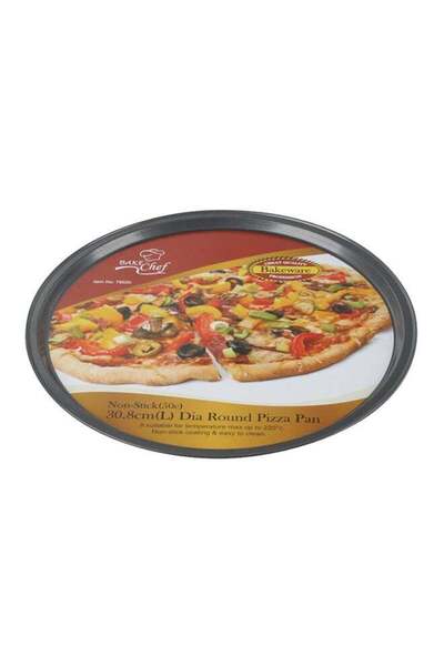 ALMUFARREJ صينية بيتزا باللون الرمادي الداكن 40.5 سم