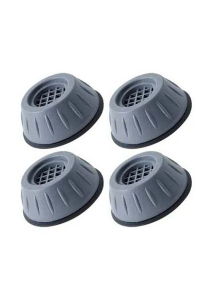 ALMUFARREJ 4pcs Noise Reduction Anti-vibration Cushion for Washing Machine and Refrigerator. gray